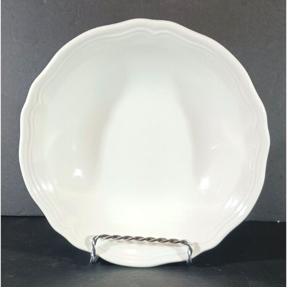 Vintage FEDERALIST IRONSTONE 4238 CEREAL BOWL White 6 1/2" Japan Replacemnt